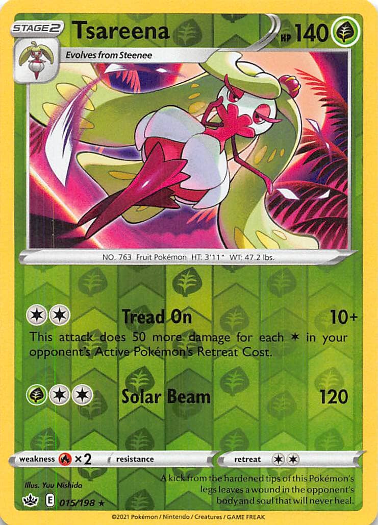 Tsareena (015/198) [Sword & Shield: Chilling Reign] Pokemon Single Pokémon  | Multizone: Comics And Games