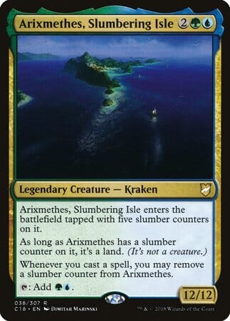 Arixmethes, Slumbering Isle [Commander 2018] MTG Single Magic: The Gathering  | Multizone: Comics And Games