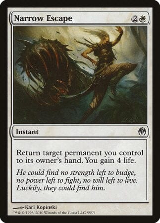 Narrow Escape [Duel Decks: Phyrexia vs. the Coalition] MTG Single Magic: The Gathering  | Multizone: Comics And Games