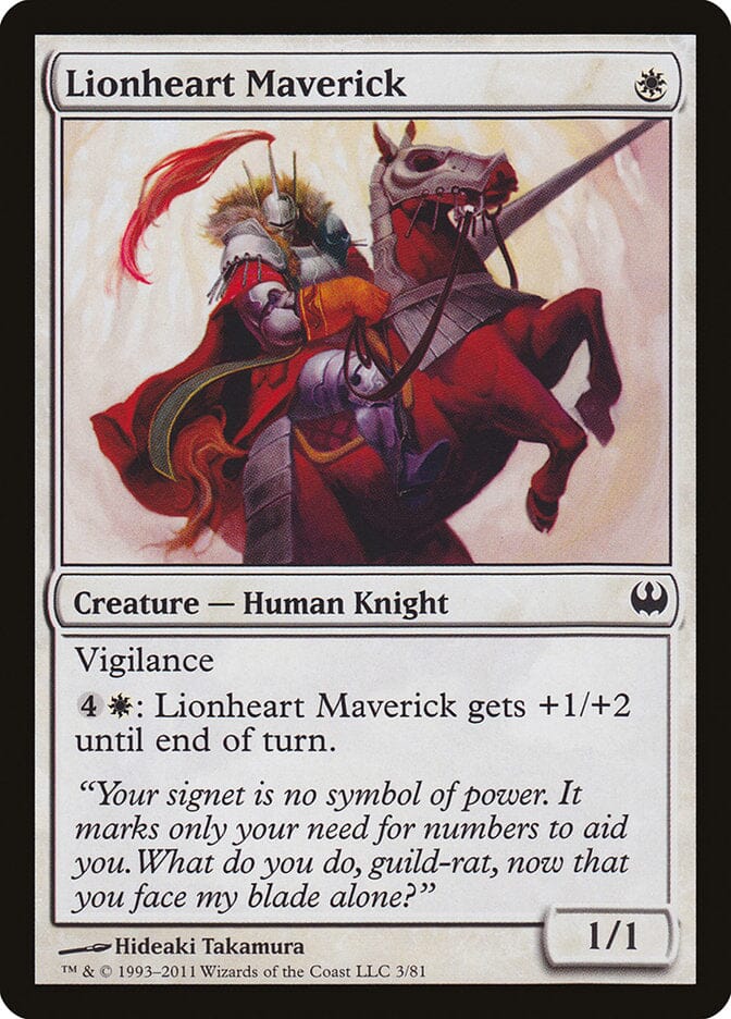 Lionheart Maverick [Duel Decks: Knights vs. Dragons] MTG Single Magic: The Gathering  | Multizone: Comics And Games