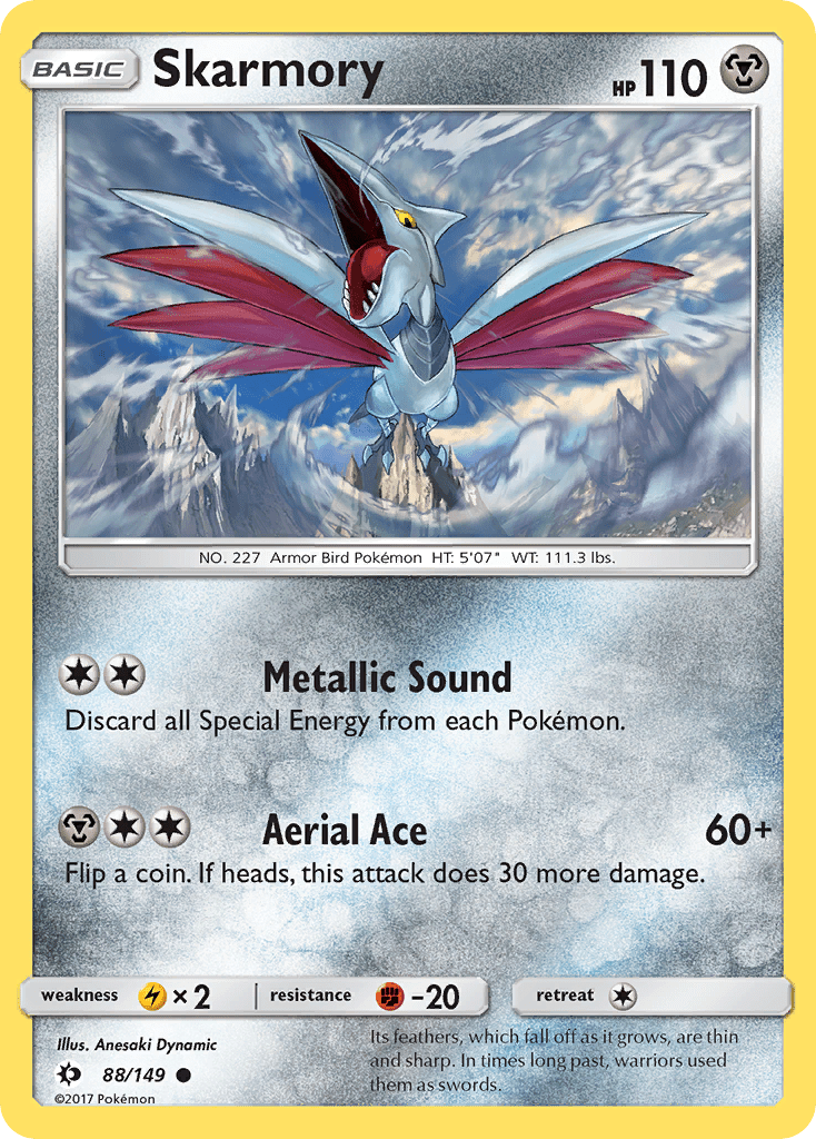 Skarmory (88/149) [Sun & Moon: Base Set] Pokemon Single Pokémon  | Multizone: Comics And Games