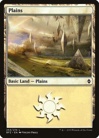 Plains (253) [Battle for Zendikar] MTG Single Magic: The Gathering  | Multizone: Comics And Games