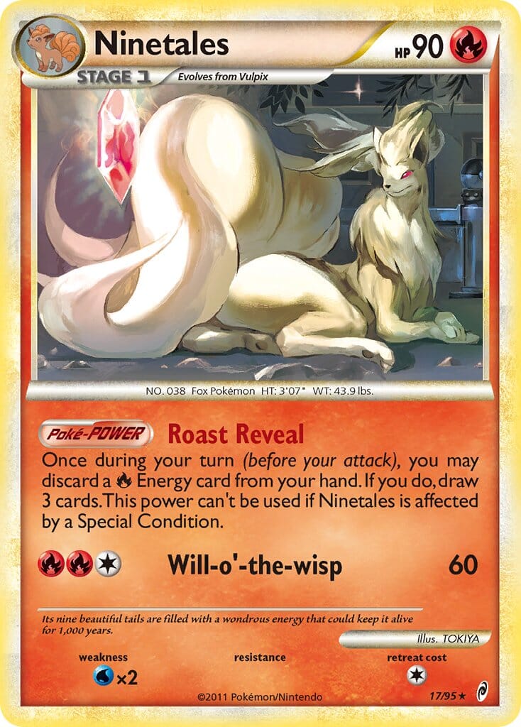 Ninetales (17/95) (Theme Deck Exclusive) [HeartGold & SoulSilver: Call of Legends] Pokemon Single Pokémon  | Multizone: Comics And Games