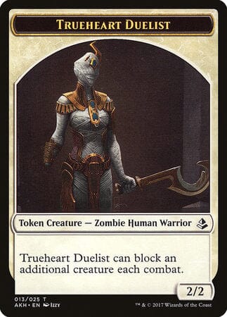 Trueheart Duelist Token [Amonkhet Tokens] MTG Single Magic: The Gathering  | Multizone: Comics And Games