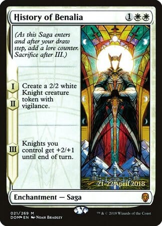 History of Benalia [Dominaria Promos] MTG Single Magic: The Gathering  | Multizone: Comics And Games