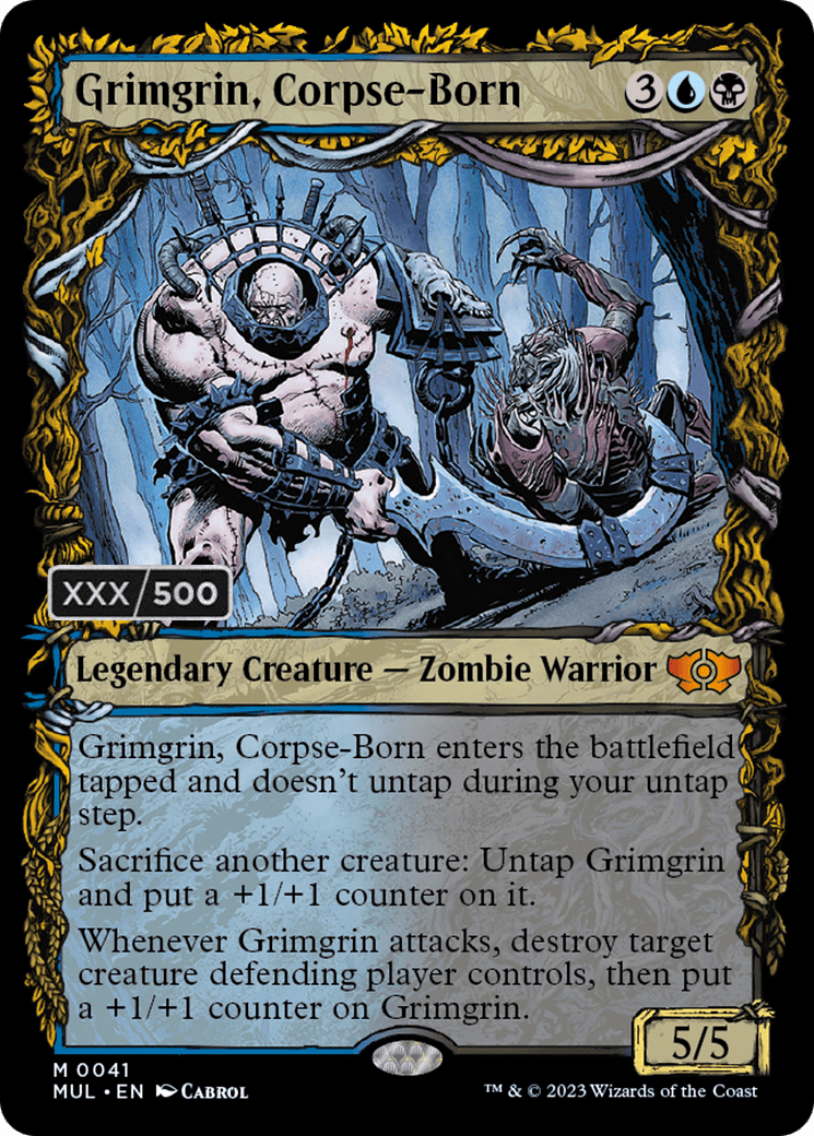 Grimgrin, Corpse-Born (Serialized) [Multiverse Legends] MTG Single Magic: The Gathering  | Multizone: Comics And Games