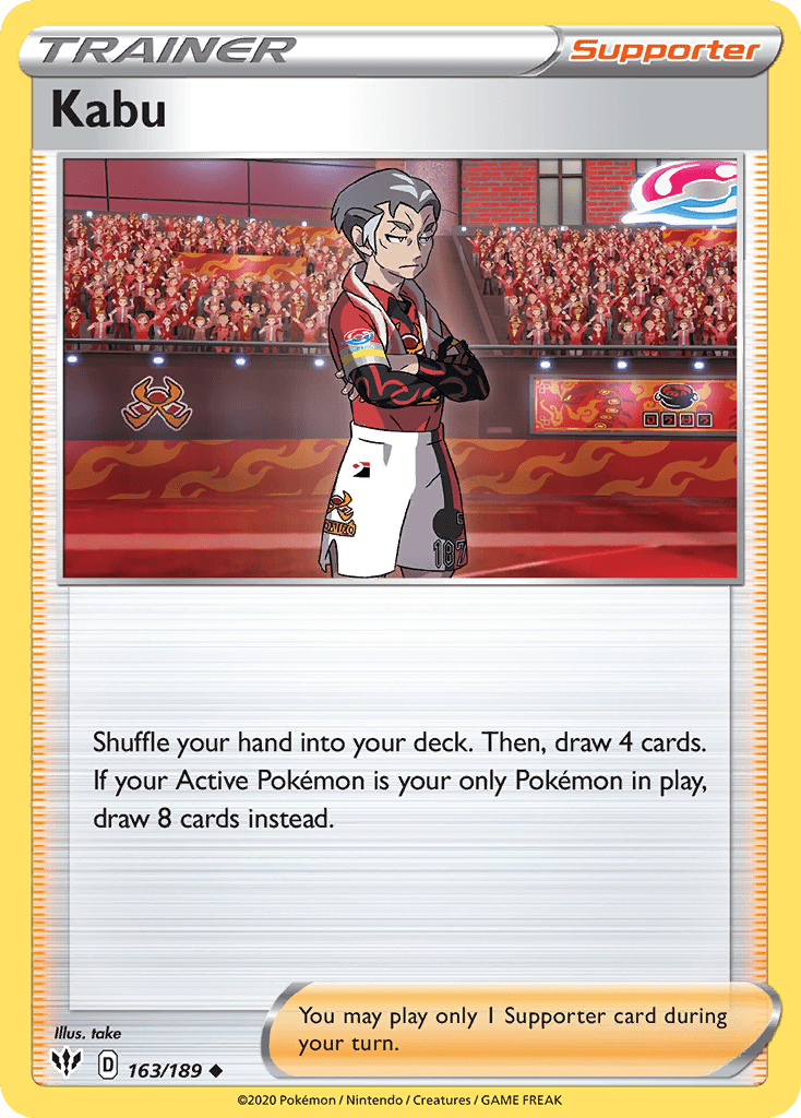 Kabu (163/189) [Sword & Shield: Darkness Ablaze] Pokemon Single Pokémon  | Multizone: Comics And Games