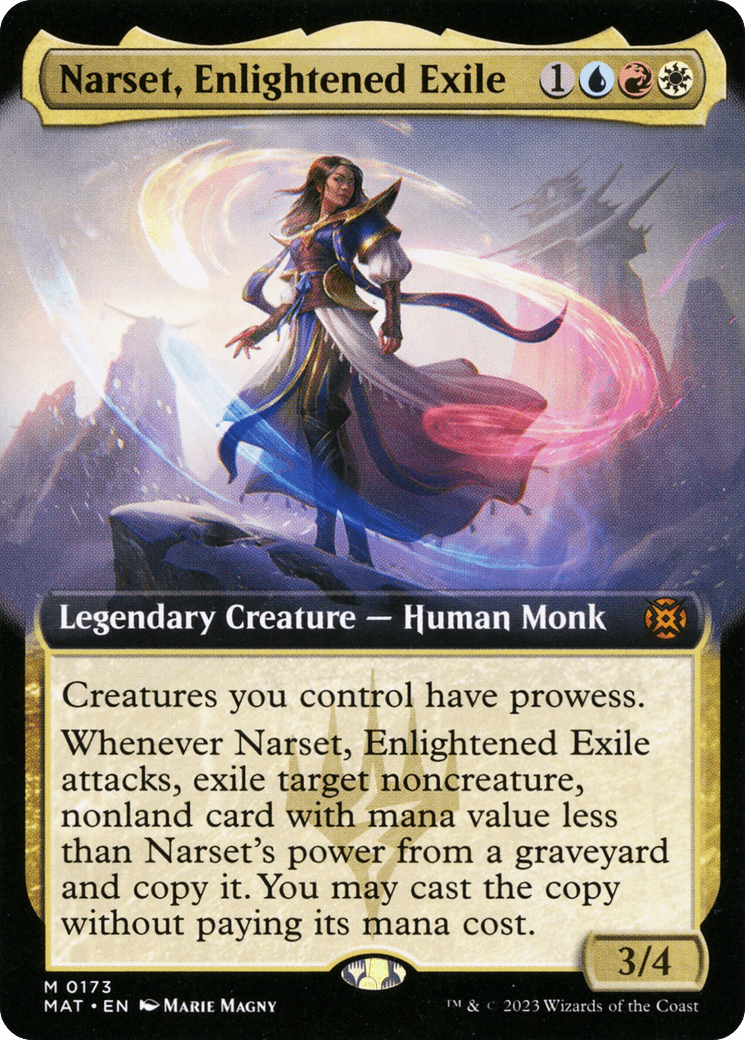 Narset, Enlightened Exile (Extended Art) [March of the Machine: The Aftermath] MTG Single Magic: The Gathering  | Multizone: Comics And Games