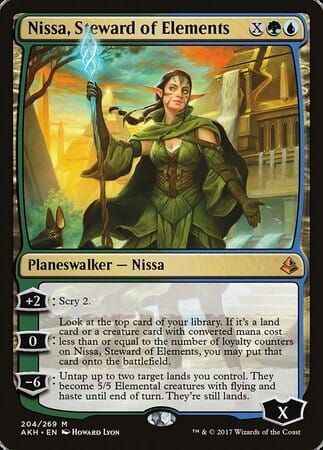 Nissa, Steward of Elements [Amonkhet] MTG Single Magic: The Gathering  | Multizone: Comics And Games