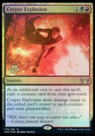 Corpse Explosion [Streets of New Capenna Prerelease Promos] MTG Single Magic: The Gathering  | Multizone: Comics And Games