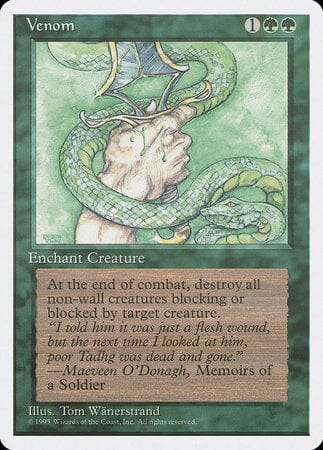 Venom [Fourth Edition] MTG Single Magic: The Gathering  | Multizone: Comics And Games