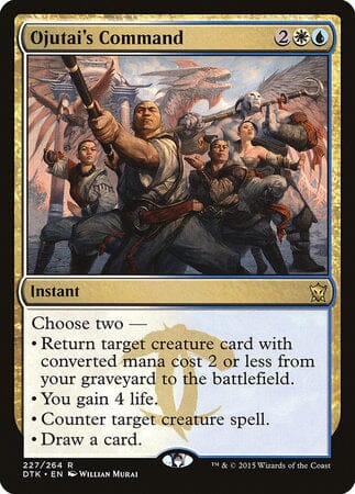 Ojutai's Command [Dragons of Tarkir] MTG Single Magic: The Gathering  | Multizone: Comics And Games