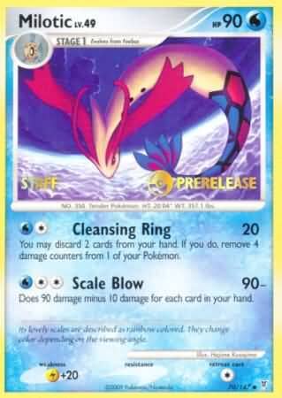 Milotic (70/147) (Staff Prerelease Promo) [Nintendo: Black Star Promos] Pokemon Single Pokémon  | Multizone: Comics And Games