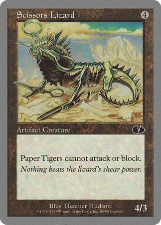 Scissors Lizard [Unglued] MTG Single Magic: The Gathering  | Multizone: Comics And Games