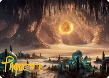 Plains (265) Art Card (Gold-Stamped Signature) [Dungeons & Dragons: Adventures in the Forgotten Realms Art Series] MTG Single Magic: The Gathering  | Multizone: Comics And Games