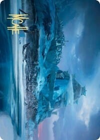 Port of Karfell Art Card (Gold-Stamped Signature) [Kaldheim: Art Series] MTG Single Magic: The Gathering  | Multizone: Comics And Games