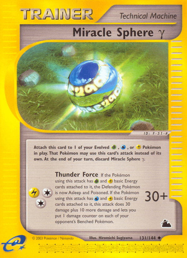 Miracle Sphere Gamma (131/144) [Skyridge] Pokemon Single Pokémon  | Multizone: Comics And Games