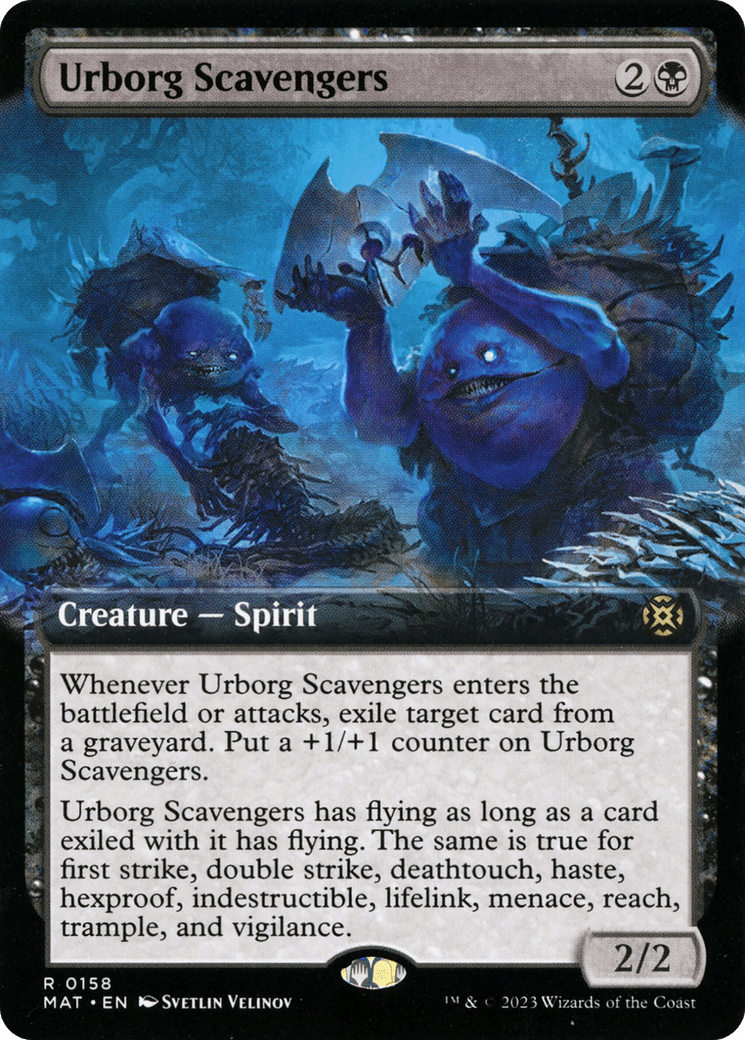Urborg Scavengers (Extended Art) [March of the Machine: The Aftermath] MTG Single Magic: The Gathering  | Multizone: Comics And Games