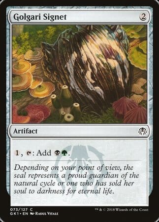 Golgari Signet [GRN Guild Kit] MTG Single Magic: The Gathering  | Multizone: Comics And Games