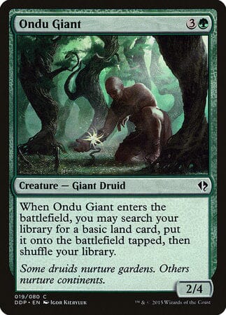 Ondu Giant [Duel Decks: Zendikar vs. Eldrazi] MTG Single Magic: The Gathering  | Multizone: Comics And Games