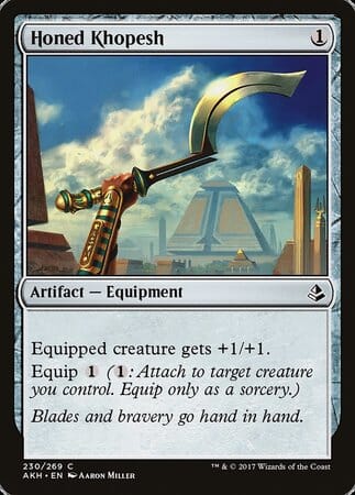 Honed Khopesh [Amonkhet] MTG Single Magic: The Gathering  | Multizone: Comics And Games