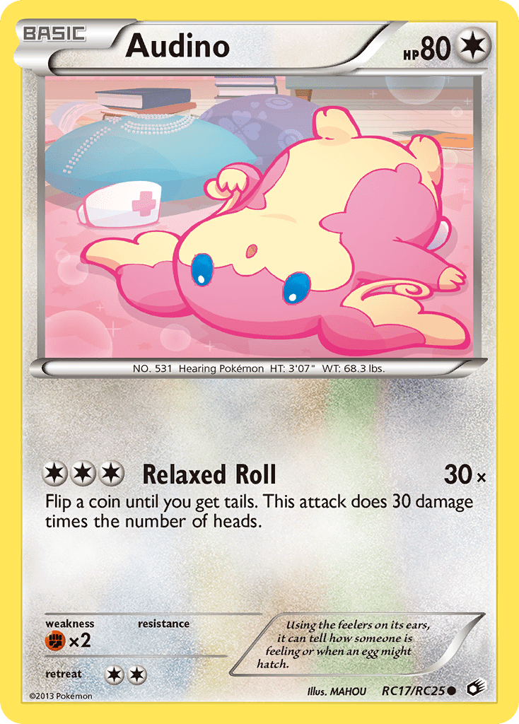 Audino (RC17/RC25) [Black & White: Legendary Treasures] Pokemon Single Pokémon  | Multizone: Comics And Games