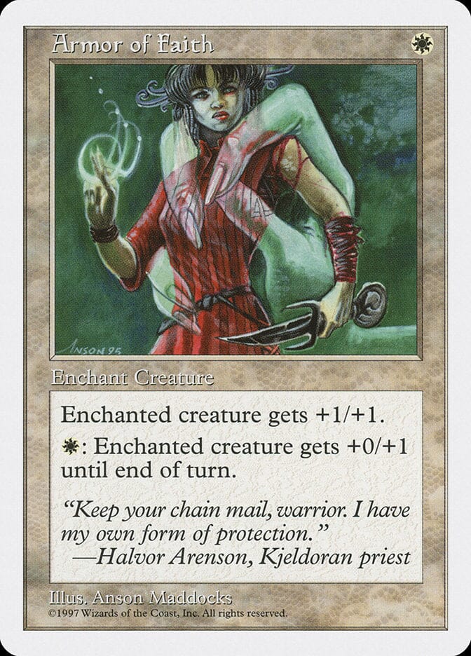 Armor of Faith [Fifth Edition] MTG Single Magic: The Gathering  | Multizone: Comics And Games