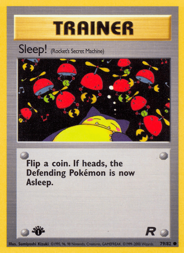 Sleep! (79/82) [Team Rocket 1st Edition] Pokemon Single Pokémon  | Multizone: Comics And Games