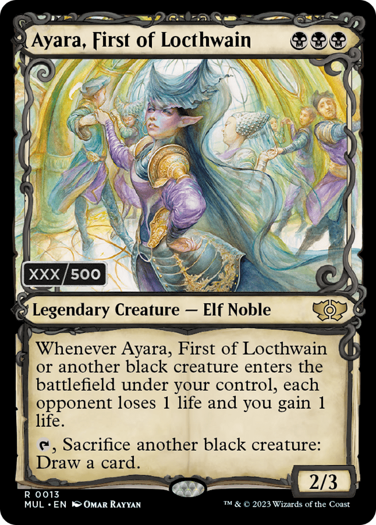 Ayara, First of Locthwain (Serialized) [Multiverse Legends] MTG Single Magic: The Gathering  | Multizone: Comics And Games