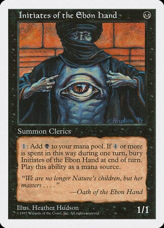 Initiates of the Ebon Hand [Fifth Edition] MTG Single Magic: The Gathering  | Multizone: Comics And Games