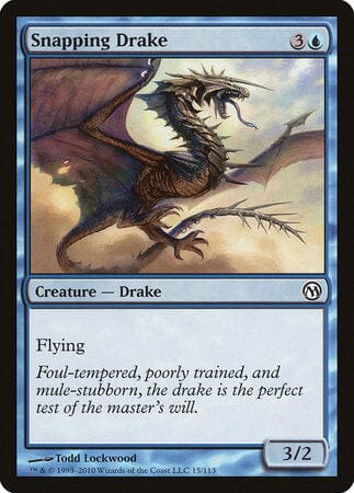 Snapping Drake [Duels of the Planeswalkers] MTG Single Magic: The Gathering  | Multizone: Comics And Games