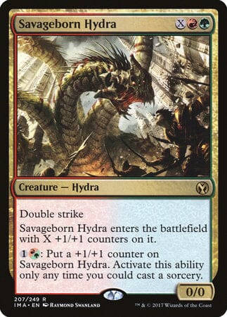 Savageborn Hydra [Iconic Masters] MTG Single Magic: The Gathering  | Multizone: Comics And Games