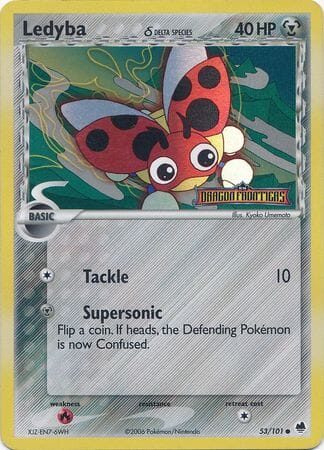Ledyba (53/101) (Delta Species) (Stamped) [EX: Dragon Frontiers] Pokemon Single Pokémon  | Multizone: Comics And Games