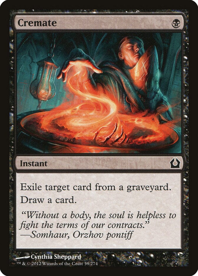 Cremate [Return to Ravnica] MTG Single Magic: The Gathering  | Multizone: Comics And Games