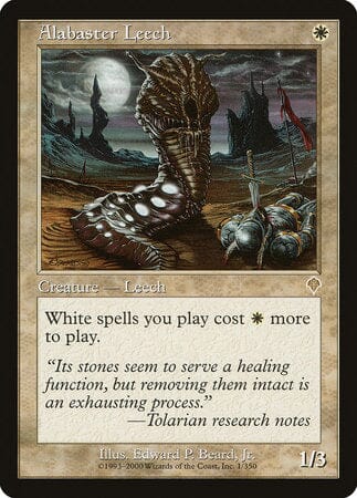 Alabaster Leech [Invasion] MTG Single Magic: The Gathering  | Multizone: Comics And Games