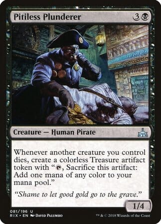 Pitiless Plunderer [Rivals of Ixalan] MTG Single Magic: The Gathering  | Multizone: Comics And Games