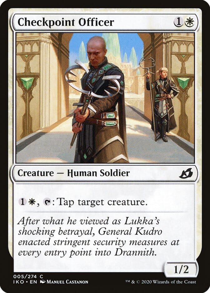 Checkpoint Officer [Ikoria: Lair of Behemoths] MTG Single Magic: The Gathering  | Multizone: Comics And Games