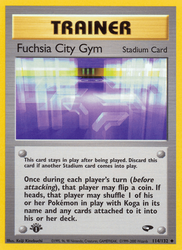 Fuchsia City Gym (114/132) [Gym Challenge 1st Edition] Pokemon Single Pokémon  | Multizone: Comics And Games