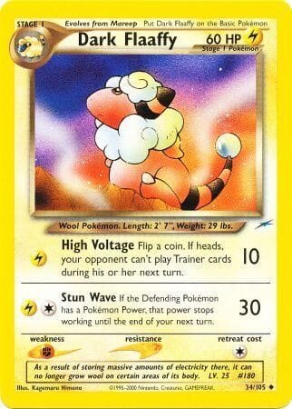 Dark Flaaffy (34/105) [Neo Destiny Unlimited] Pokemon Single Pokémon  | Multizone: Comics And Games