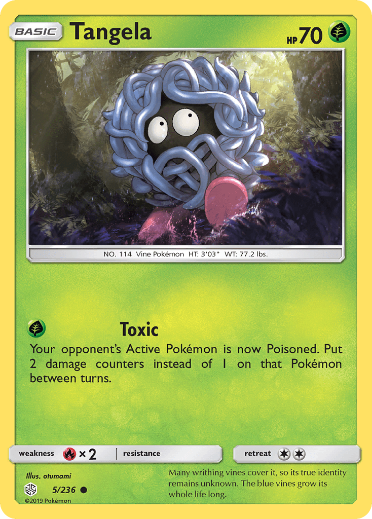 Tangela (5/236) [Sun & Moon: Cosmic Eclipse] Pokemon Single Pokémon  | Multizone: Comics And Games