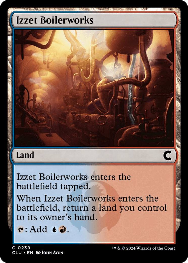 Izzet Boilerworks [Ravnica: Clue Edition] MTG Single Magic: The Gathering  | Multizone: Comics And Games
