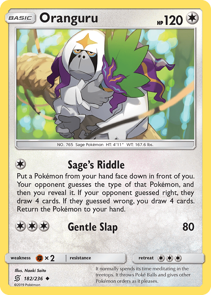 Oranguru (182/236) [Sun & Moon: Unified Minds] Pokemon Single Pokémon  | Multizone: Comics And Games