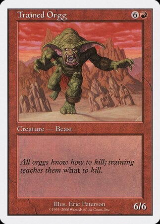 Trained Orgg [Starter 2000] MTG Single Magic: The Gathering  | Multizone: Comics And Games