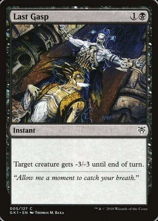 Last Gasp [GRN Guild Kit] MTG Single Magic: The Gathering  | Multizone: Comics And Games
