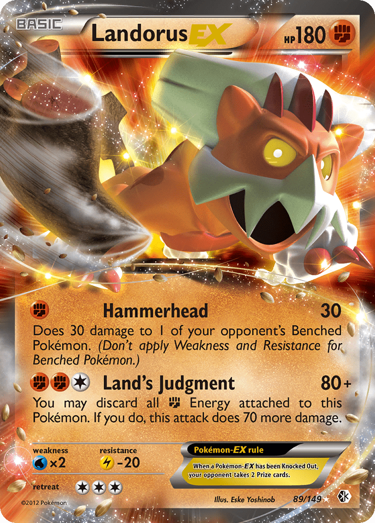 Landorus EX (89/149) [Black & White: Boundaries Crossed] Pokemon Single Pokémon  | Multizone: Comics And Games