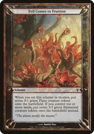Evil Comes to Fruition (Archenemy) [Archenemy Schemes] MTG Single Magic: The Gathering  | Multizone: Comics And Games