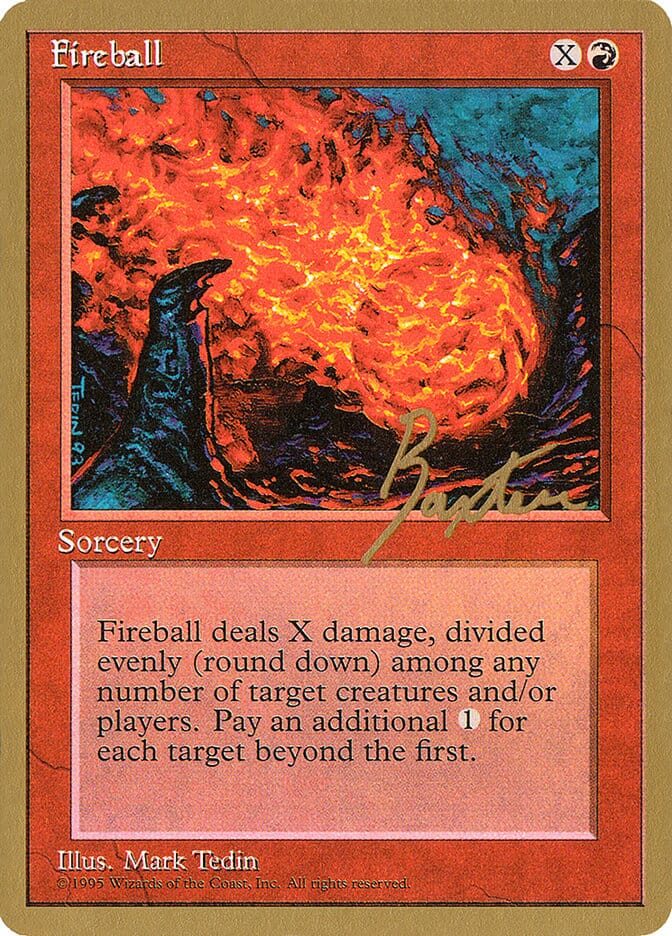 Fireball (George Baxter) [Pro Tour Collector Set] MTG Single Magic: The Gathering  | Multizone: Comics And Games