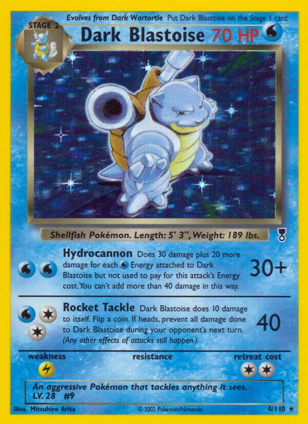 Dark Blastoise (4/110) (WotC) (Theme Deck Exclusive) [Legendary Collection] Pokemon Single Pokémon  | Multizone: Comics And Games