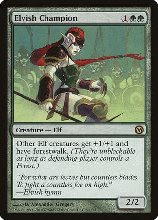 Elvish Champion [Duels of the Planeswalkers] MTG Single Magic: The Gathering  | Multizone: Comics And Games