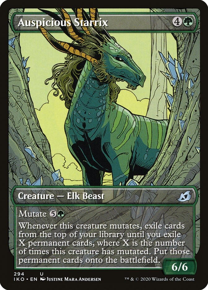 Auspicious Starrix (Showcase) [Ikoria: Lair of Behemoths] MTG Single Magic: The Gathering  | Multizone: Comics And Games